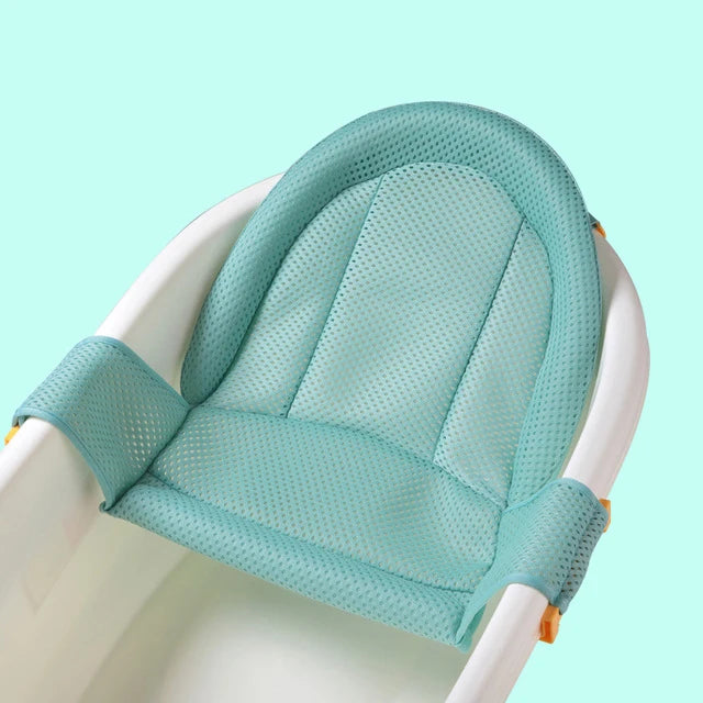 SafeSplash™ Baby Shower Bath Tub Pad – Non-Slip Soft Cushion for Newborns & Infants (0-12 Months)