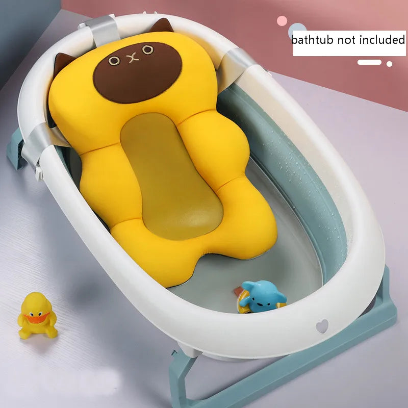 SafeSplash™ Baby Shower Bath Tub Pad – Non-Slip Soft Cushion for Newborns & Infants (0-12 Months)