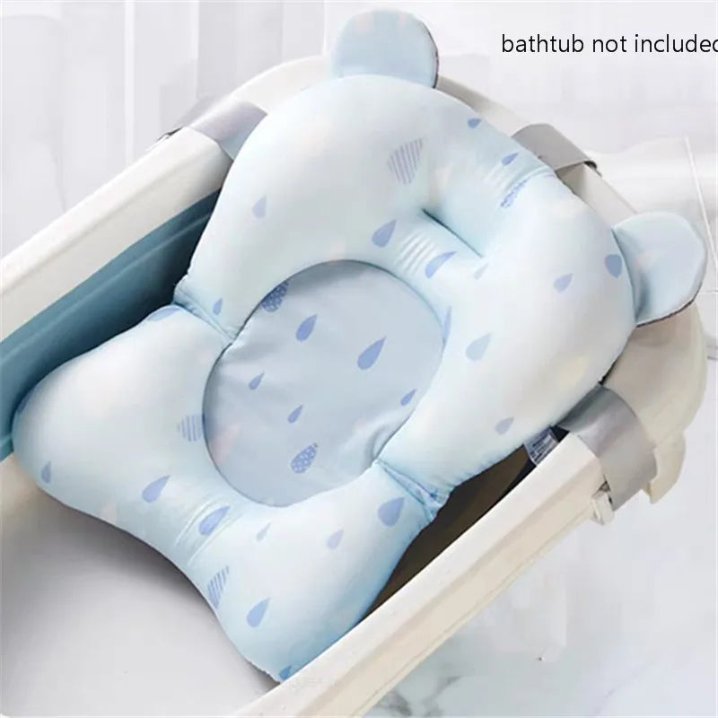 SafeSplash™ Baby Shower Bath Tub Pad – Non-Slip Soft Cushion for Newborns & Infants (0-12 Months)
