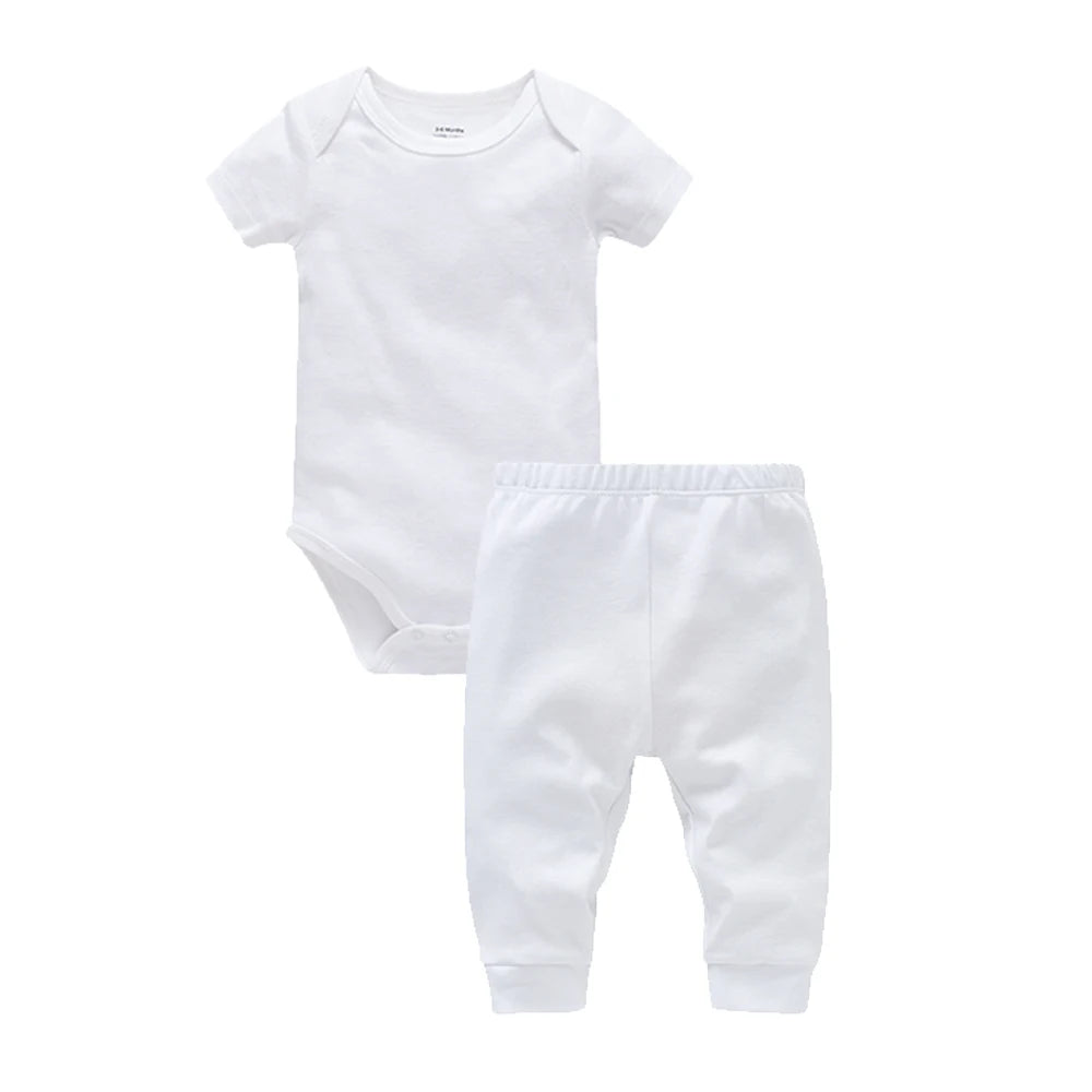 CloudCotton™ 2 Piece Baby Bodysuit and Pants Set (0–12 Months)