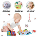 MiniMinds™ Baby Infant Soft Book – Montessori-Inspired Educational Rattle Cloth Book