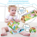 MiniMinds™ Baby Infant Soft Book – Montessori-Inspired Educational Rattle Cloth Book