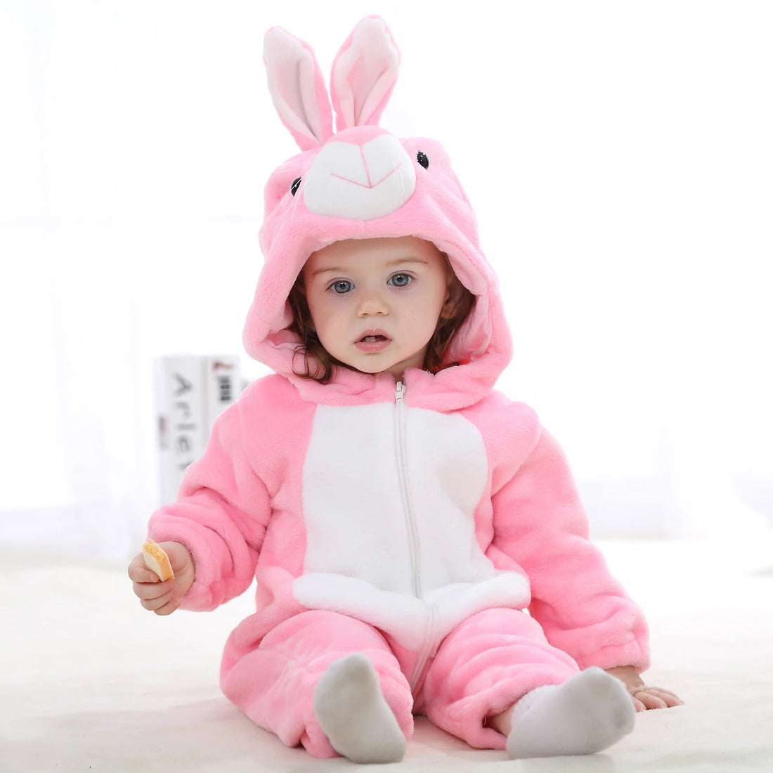 🐾 SleepySafari™ Baby Animal Hooded Jumpsuit (Newborn to 3 Years)