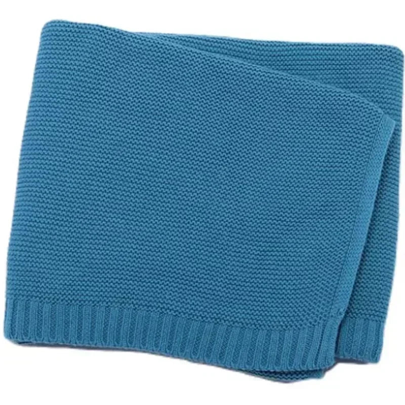 Boy and Girls™ HugMe – Personalized Knitted Cotton Baby Blanket (80x100cm)