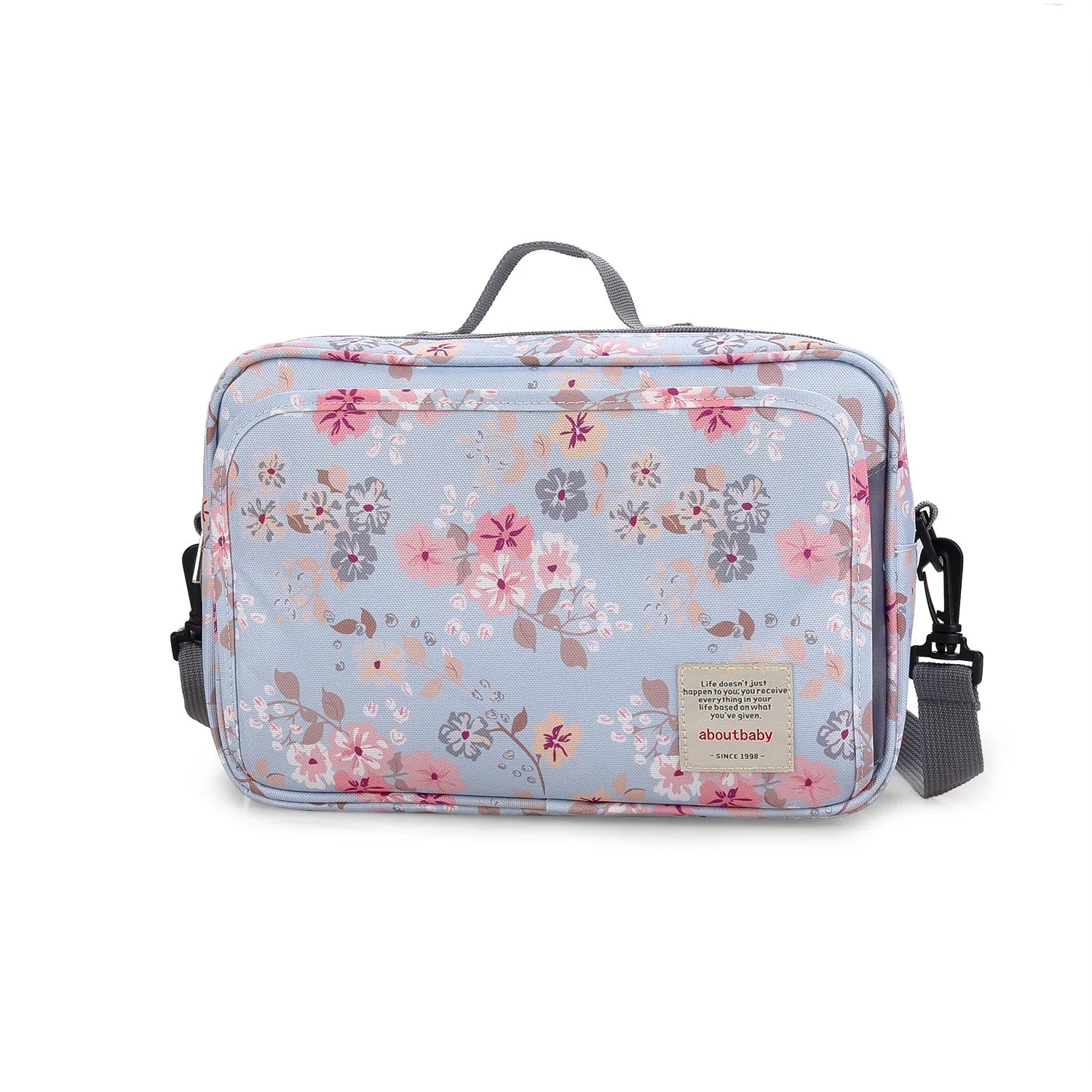 MomEase™ Wet & Dry Baby Bag – Waterproof Maternity Diaper Bag with Double Handles