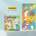 MiniMinds™ Baby Infant Soft Book – Montessori-Inspired Educational Rattle Cloth Book