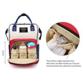 EverEase™ Large Capacity Canvas Mummy Bag – Multifunctional Thermal Insulation Baby Bottle Travel Storage Bag