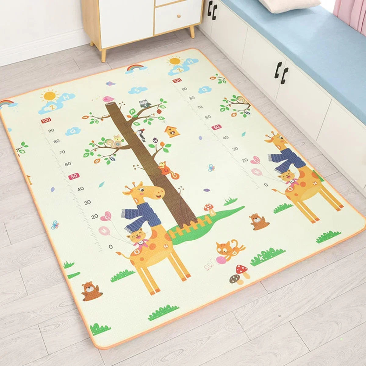 MiniMinds™ Baby Infant Soft Book – Montessori-Inspired Educational Rattle Cloth Book