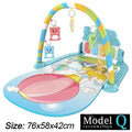 BabyJoy™ Fitness & Music Play Gym – Activity Piano Crawling Blanket for Newborns (0-36 Months)