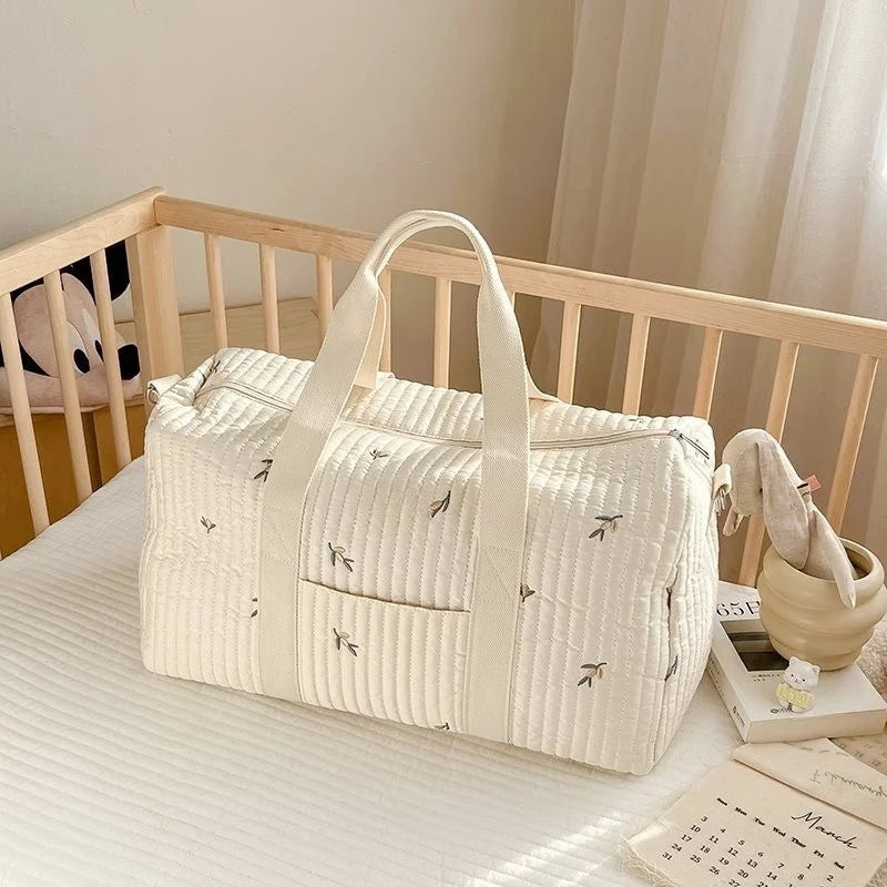 MomEase™ Deluxe Diaper Tote Bag – Large Capacity Maternity Organizer for Baby Essentials