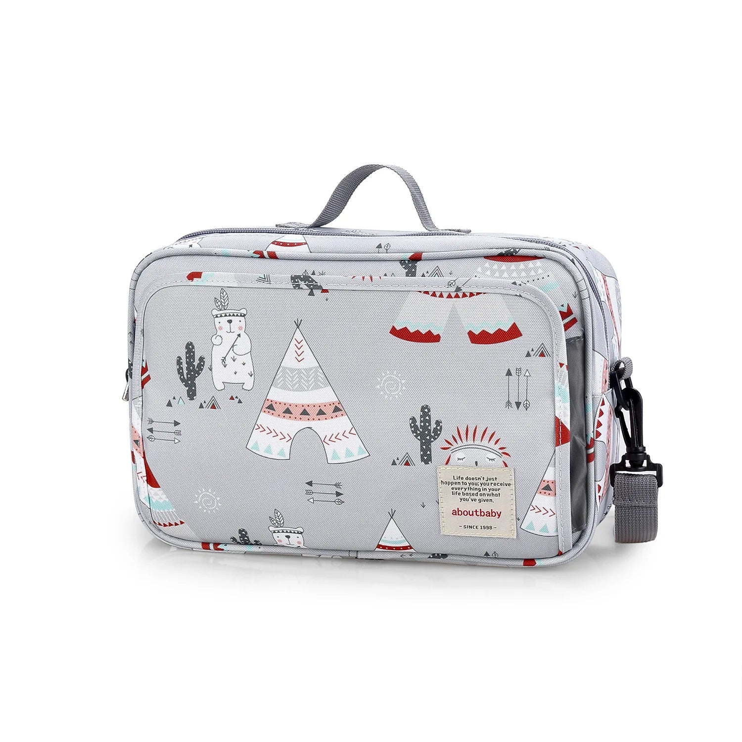 MomEase™ Wet & Dry Baby Bag – Waterproof Maternity Diaper Bag with Double Handles