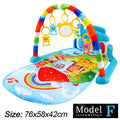 BabyJoy™ Fitness & Music Play Gym – Activity Piano Crawling Blanket for Newborns (0-36 Months)