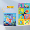 MiniMinds™ Baby Infant Soft Book – Montessori-Inspired Educational Rattle Cloth Book