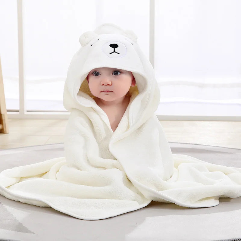 Boy and Girls™ BathBuddies – Soft Animal Hooded Towel Wrap
