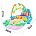 BabyJoy™ Fitness & Music Play Gym – Activity Piano Crawling Blanket for Newborns (0-36 Months)