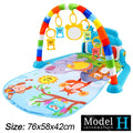 BabyJoy™ Fitness & Music Play Gym – Activity Piano Crawling Blanket for Newborns (0-36 Months)